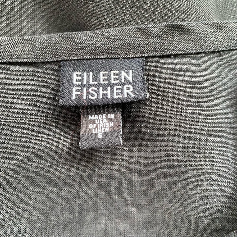 Eileen Fisher Irish Linen Blouse - Picture 10 of 11
